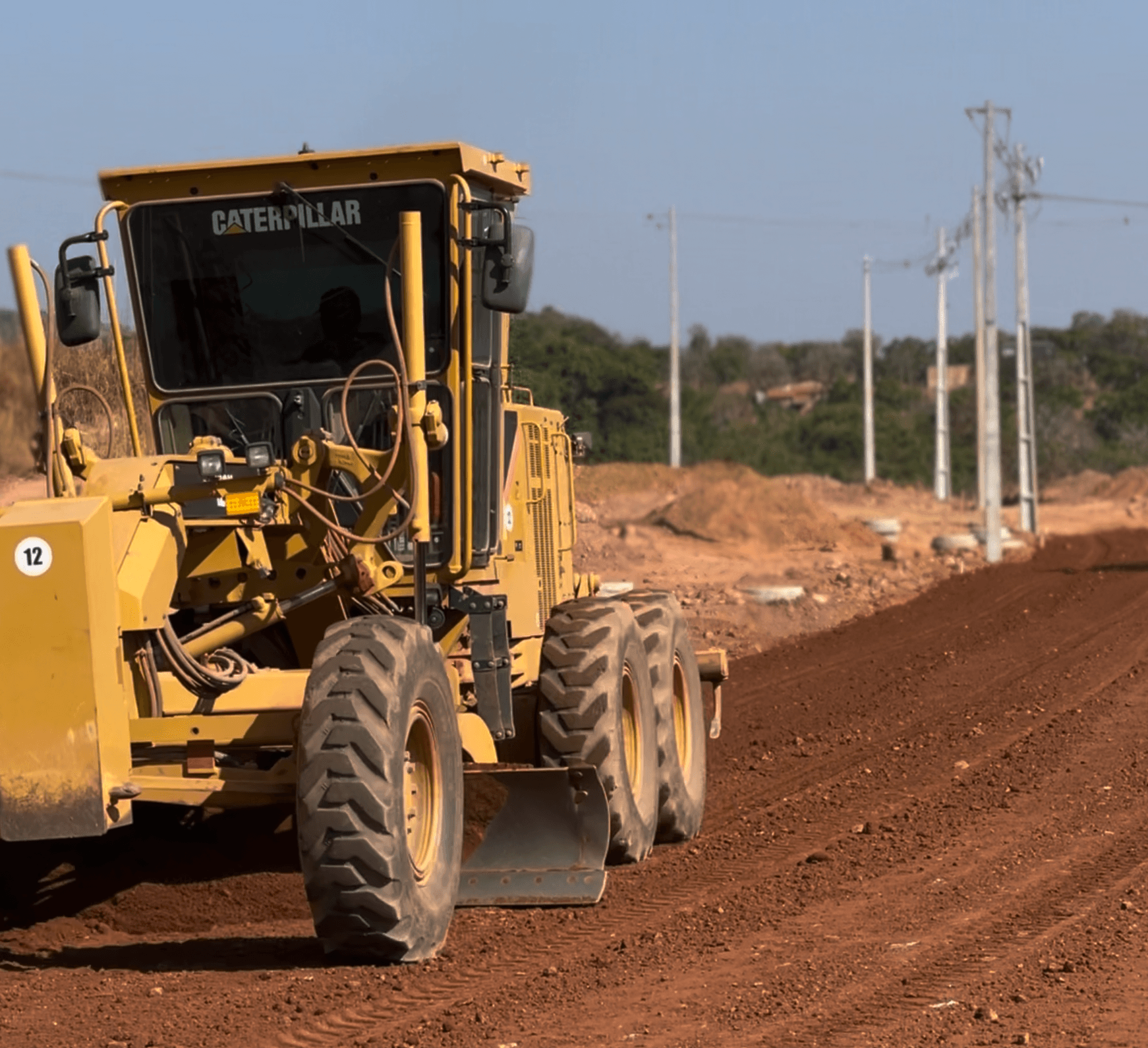Maquinário próprio da Vasconcelos Urbanismo